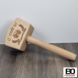 Beer hammer, tap hammer, wooden mallet