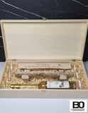 Our mini-benches with shot glasses in a gift set!