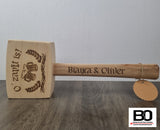Beer hammer, tap hammer, wooden mallet