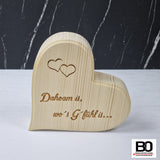 Solid Spruce Heart - A Declaration of Love