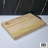 Solid barbecue board/cutting board ~33x23x4 cm