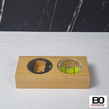Personalized Bottle Opener with Spirit Level