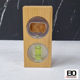 Personalized Bottle Opener with Spirit Level