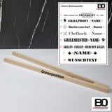 Grill tongs - Beechwood