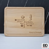 Large breakfast board (beech wood) ~38x28x2 cm