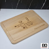 Large breakfast board (beech wood) ~38x28x2 cm