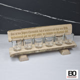 Bench with shot glass - Hunter's Badge of Honor