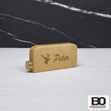 Handmade birch snuff box