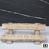Bench with a Shot Glass - Beekeeper