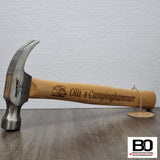 Camping set - hammer with spirit level/bottle opener