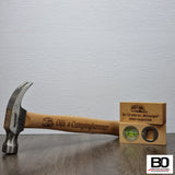 Camping set - hammer with spirit level/bottle opener