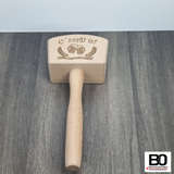 Beer hammer, tap hammer, wooden mallet