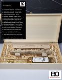 Our mini-benches with shot glasses in a gift set!
