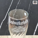Wheat beer glass