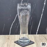 Wheat beer glass