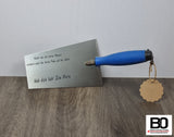 Mason's trowel with various sayings