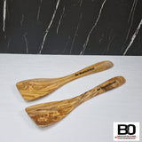 Olive wood spatulas