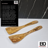 Olive wood spatulas