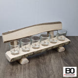 Bench with a Shot Glass - Classic Sayings