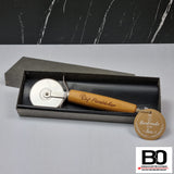 Pizza Cutter - Cherry Wood