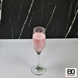 Candle in a champagne glass