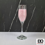 Candle in a champagne glass