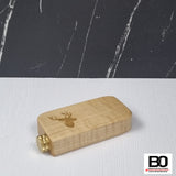 Handmade Pear Wood Snuff Box