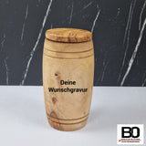 Olive wood pet urn