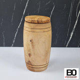 Olive wood pet urn