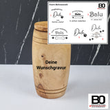 Olive wood pet urn