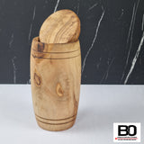 Olive wood pet urn