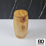 Olive wood pet urn